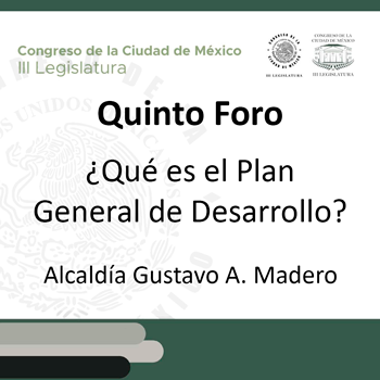 Banner sobre Quinto foro ¿Qué es el plan general de desarrollo?